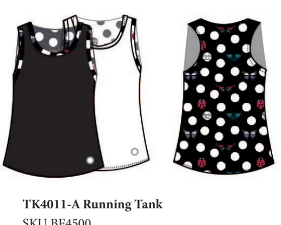 GIRL'S  Primavera Running Tank