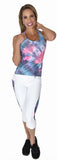 Cotton Candy White Capris